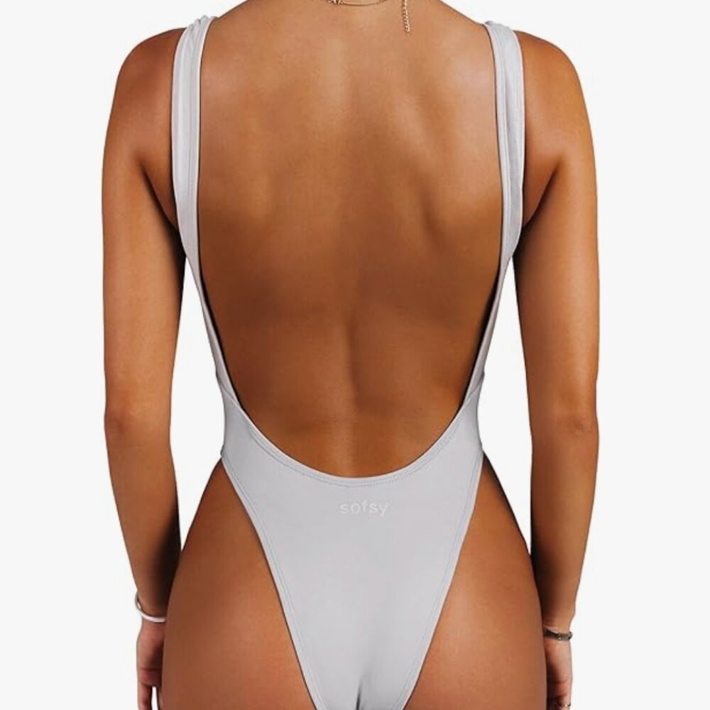 High cut Sofsy sexy swimsuit - Picture 4 of 4